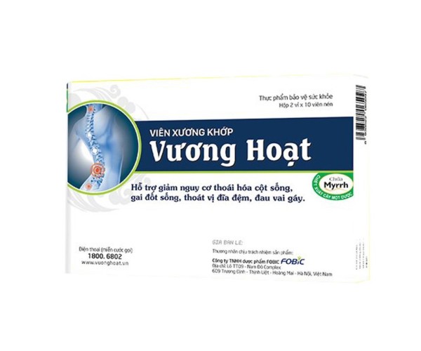 Viên Xương Khớp Vương Hoạt (20 viên/hộp)